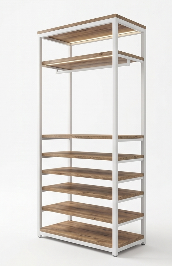 Closet abierto Kairos White